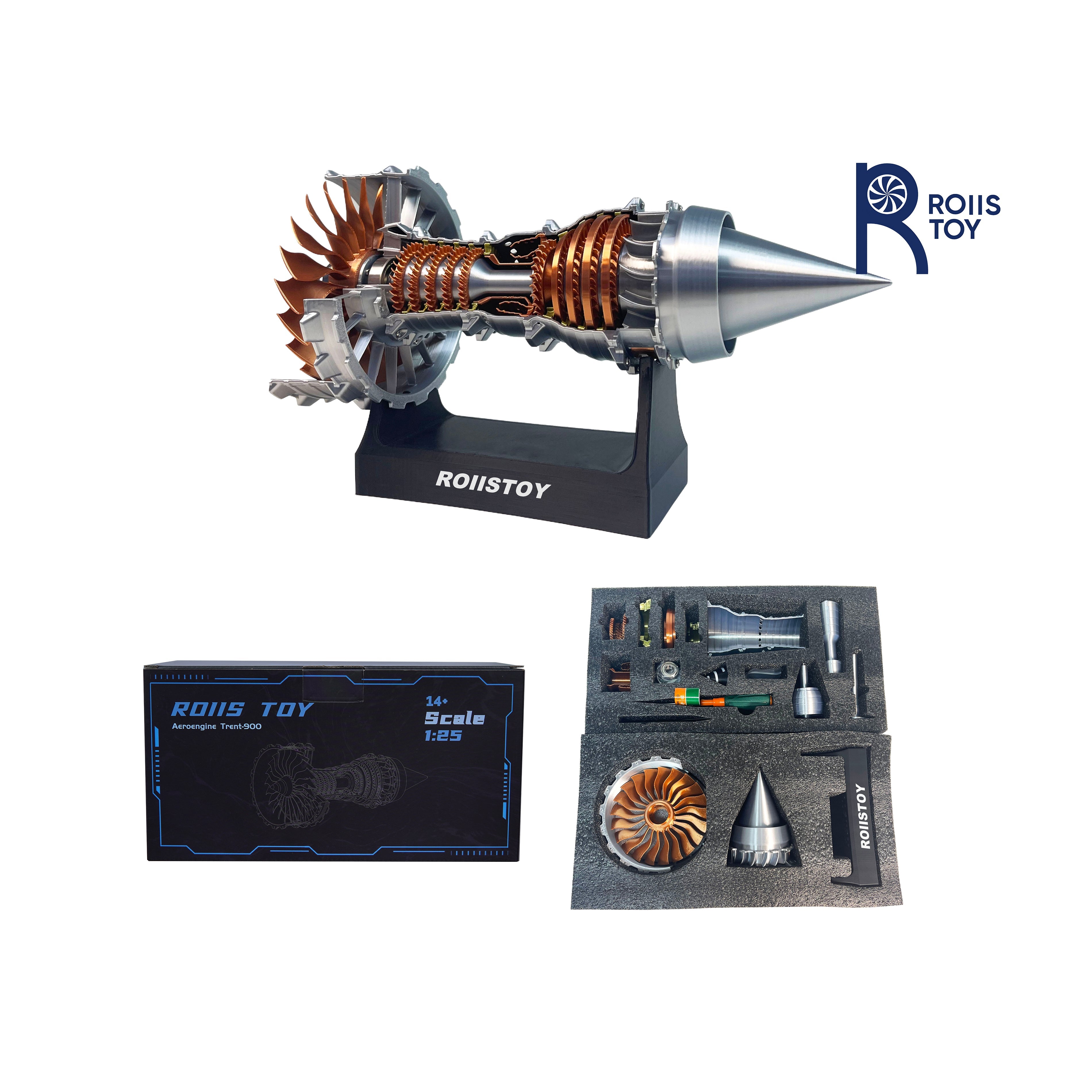 AX-900 aero engine model battery version