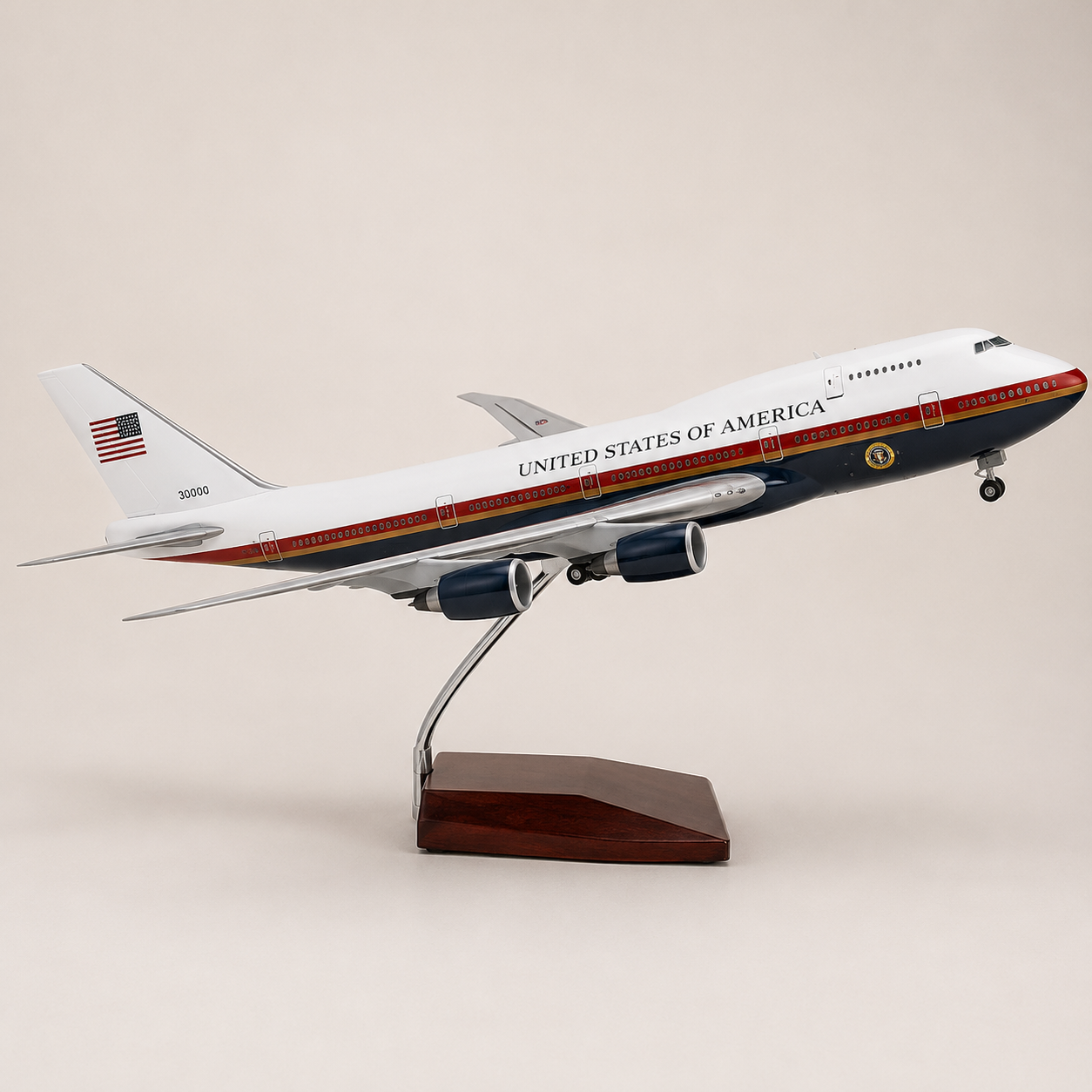 U.S. Air Force Boeing 747-8i VC-25B Bridge 1:150 Scale Model