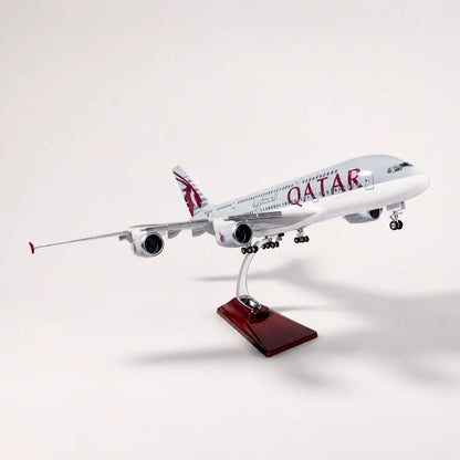 Qatar Airways Airbus A380 1:160 Scale Model