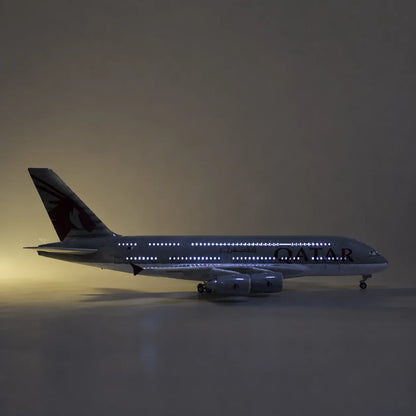 Qatar Airways Airbus A380 1:160 Scale Model