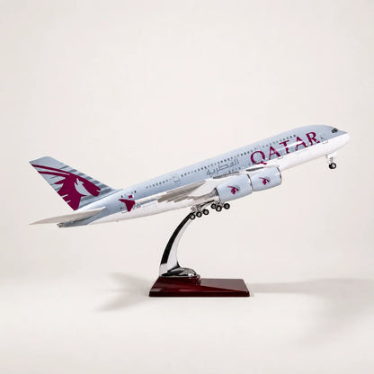 Qatar Airways Airbus A380 1:160 Scale Model