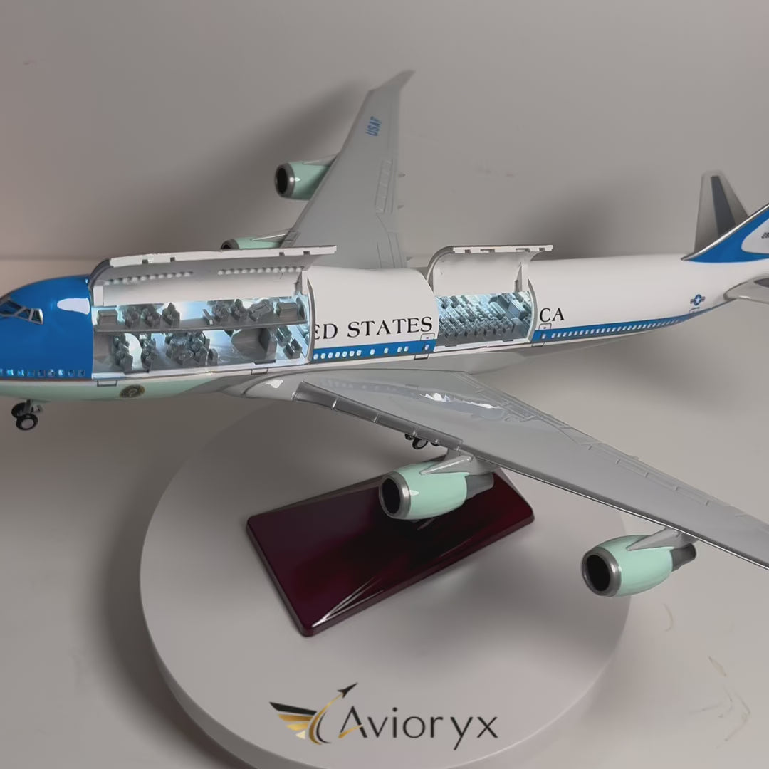 US Air Force One Boeing 747 1:150 Scale Model